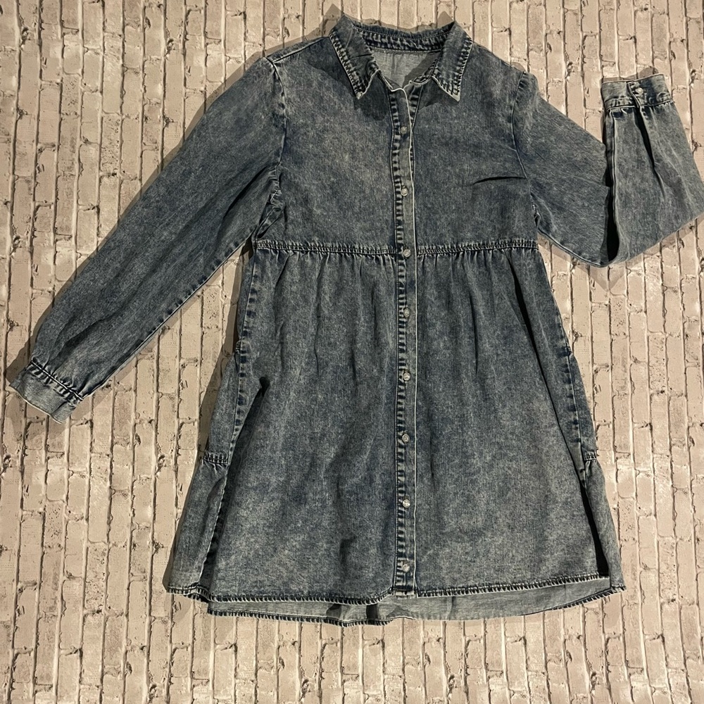 Denim Long Sleeve Dress